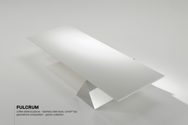 Furniture Sculpture Coffee Table "Fulcrum" by Luca Casini Editions - Milano Italy