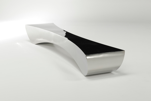 art furniture sculpture design - luca casini, space carving coffee table